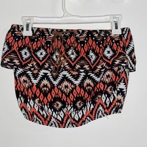 Tube top/crop top with patterns